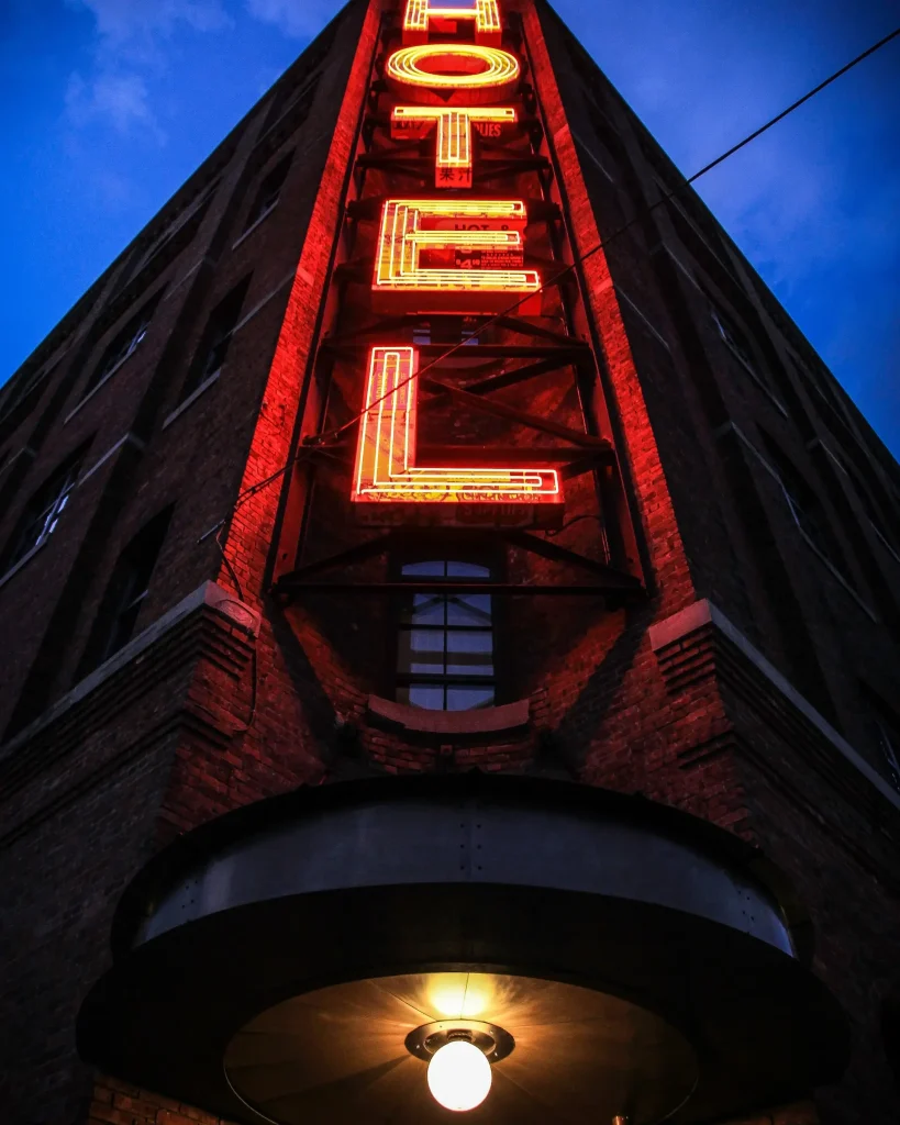 Brown Hotel Signage